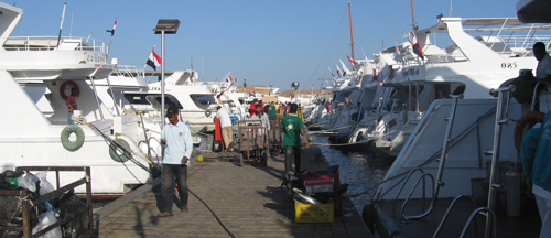 Harbour in Egypt
