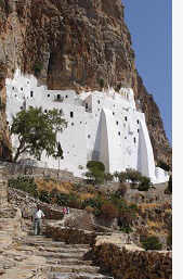 Monestary in Amorgos, Greece