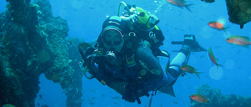 Diver in Spain